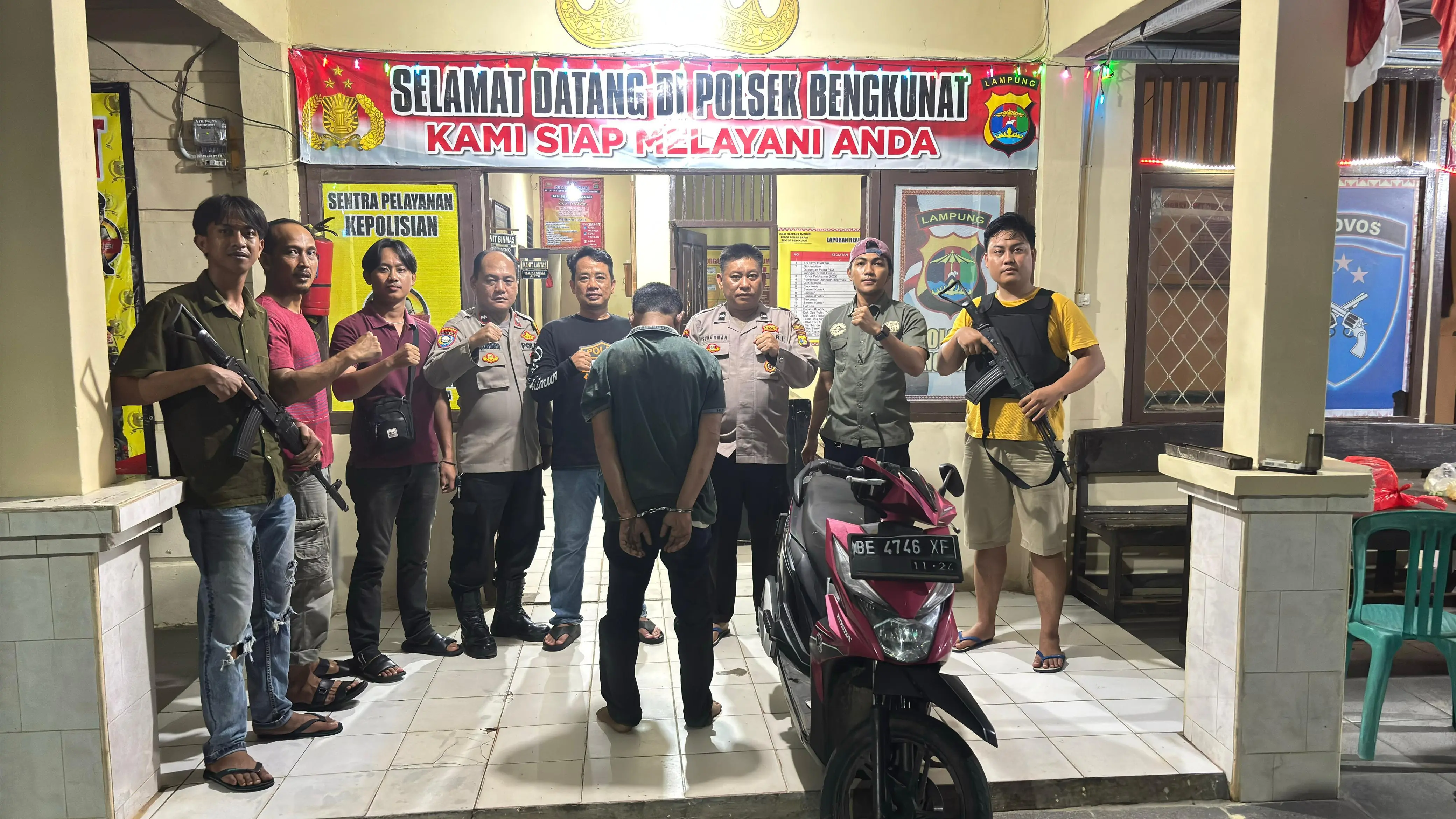 Tim Reskrim Polsek Bengkunat Berhasil Ringkus Terduga Pelaku Pencurian dengan Pemberatan 