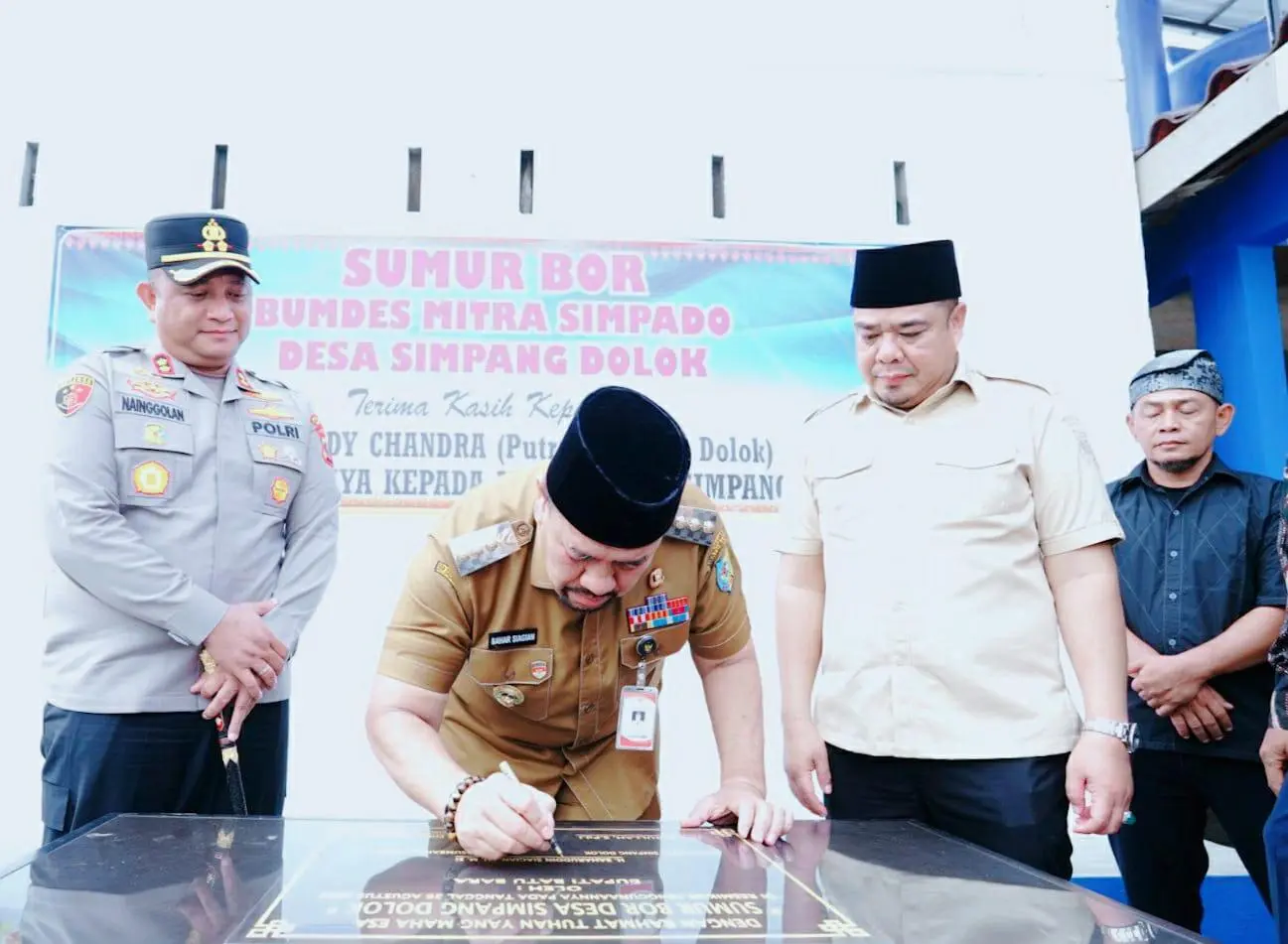 Telah Beroperasi Ratusan Tahun, Kini Sumur Bor Simpado Diresmikan