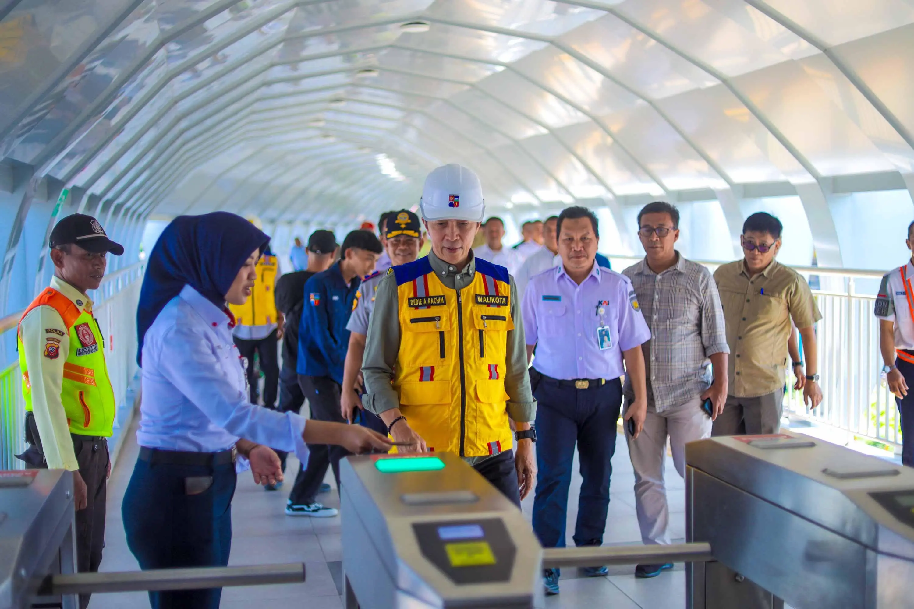 Dedie Rachim Resmikan Akses Baru Stasiun Bogor, Jawaban Atas Penutupan JPO Paledang