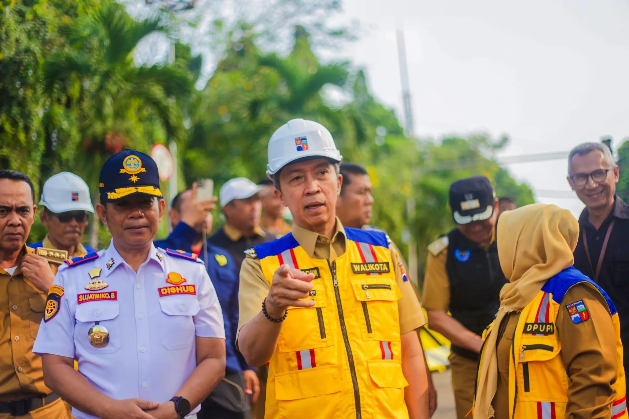 Dedie Rachim Tinjau Pengecekan Akhir Akses Jalan Sementara Saleh Danasasmita