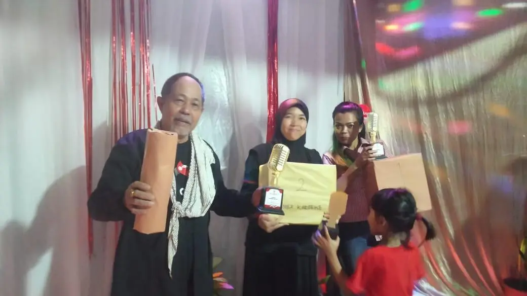 Heboh Acara Malam Kesenian HUT RI Ke 80 Di Rusunawa Menteng