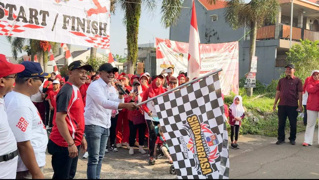 Hadiri 17-an di Sindangrasa, Jenal Mutaqin Sampaikan Pesan Nasionalisme