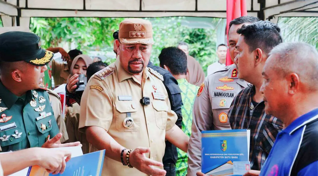 Berlayar ke-9, Bupati Batu Bara Resmikan Koperasi Desa Merah Putih Lubuk Cuik
