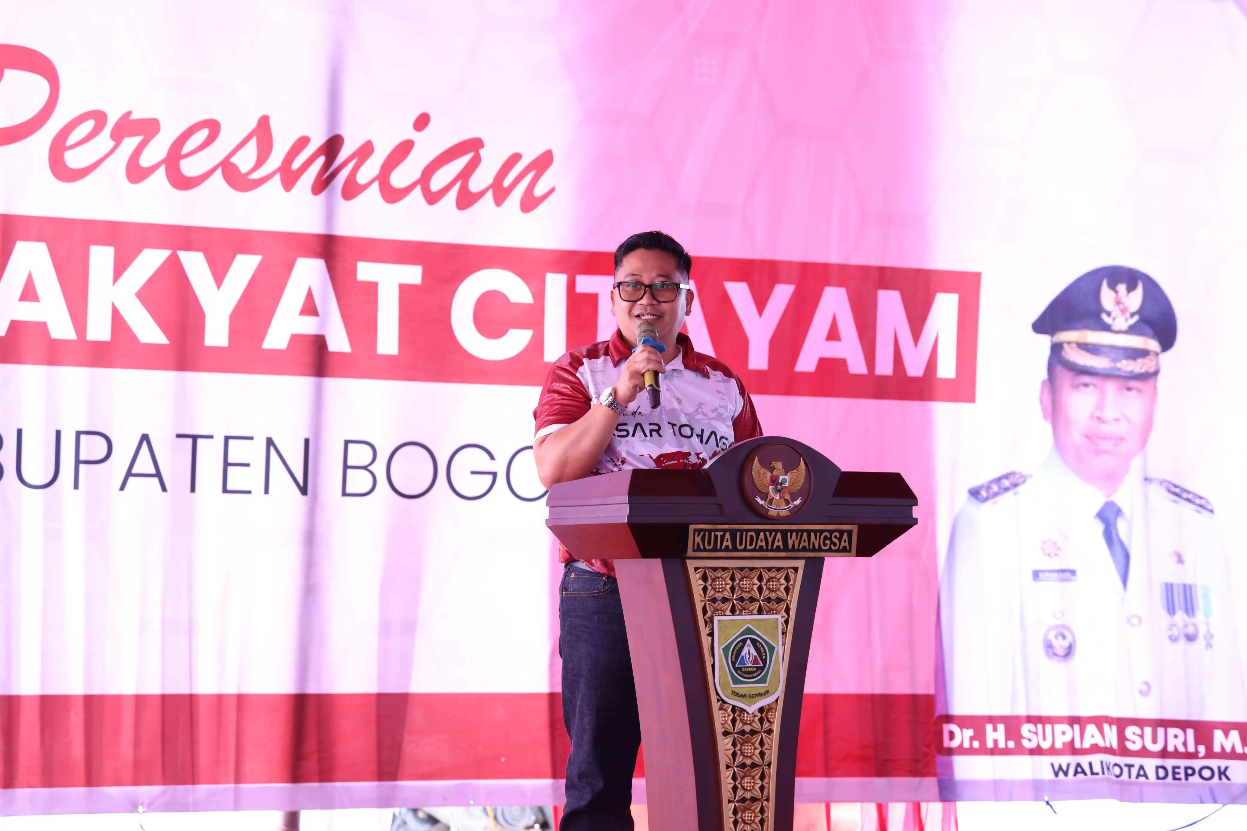 Perumda Pasar Tohaga Kabupaten Bogor Resmikan Pasar Rakyat Citayem