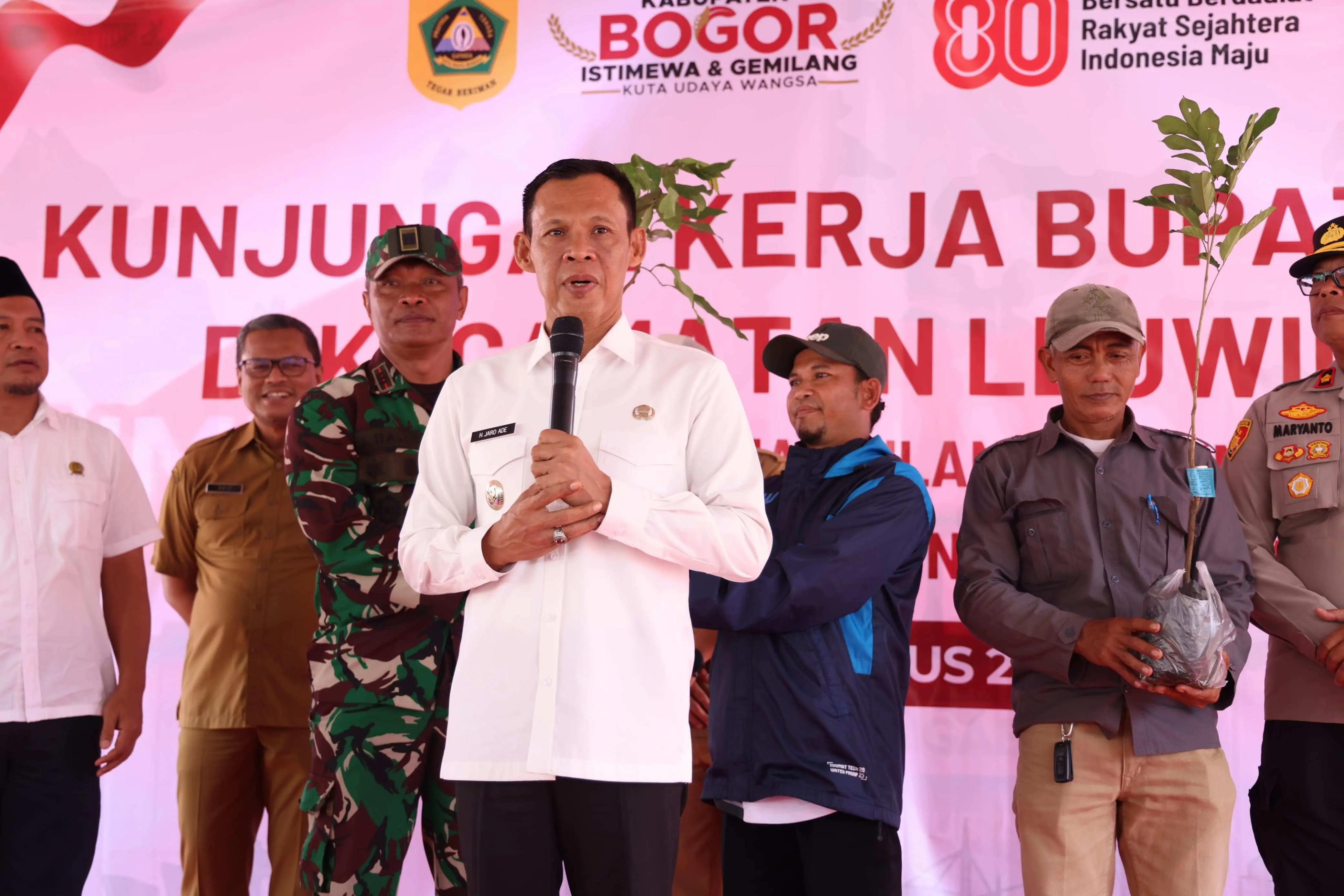 Jaro Ade Apresiasi Rangkaian Kegiatan Hari Kemerdekaan di Kecamatan Leuwiliang