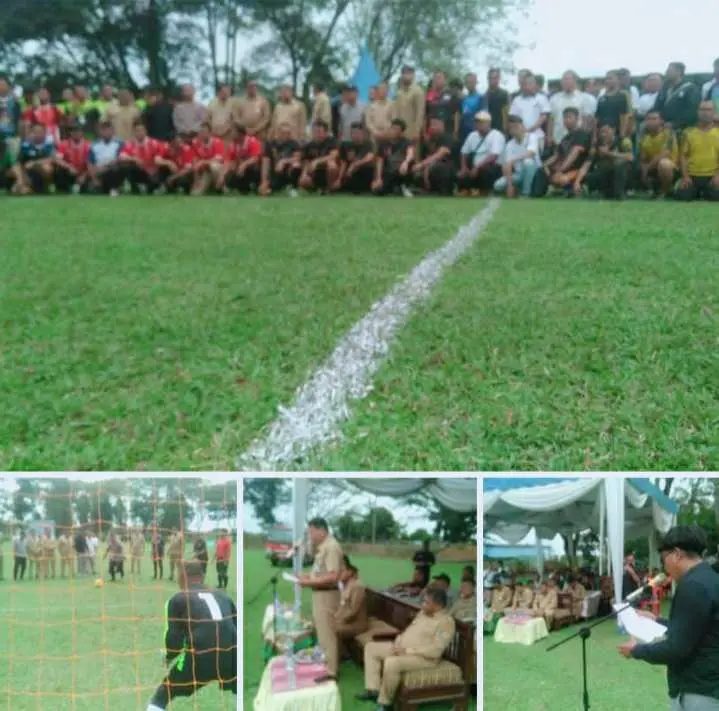 Mini Soccer Tournament Bahagia Cup 1 Resmi Dibuka Asisten 1 Edwin Adrin Sitorus Dengan Meriah 