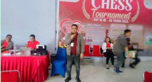 PT Inalum Gelar Chess Tournament Dibuka, 74 Peserta 1 Orang Peserta Wanita Muda 