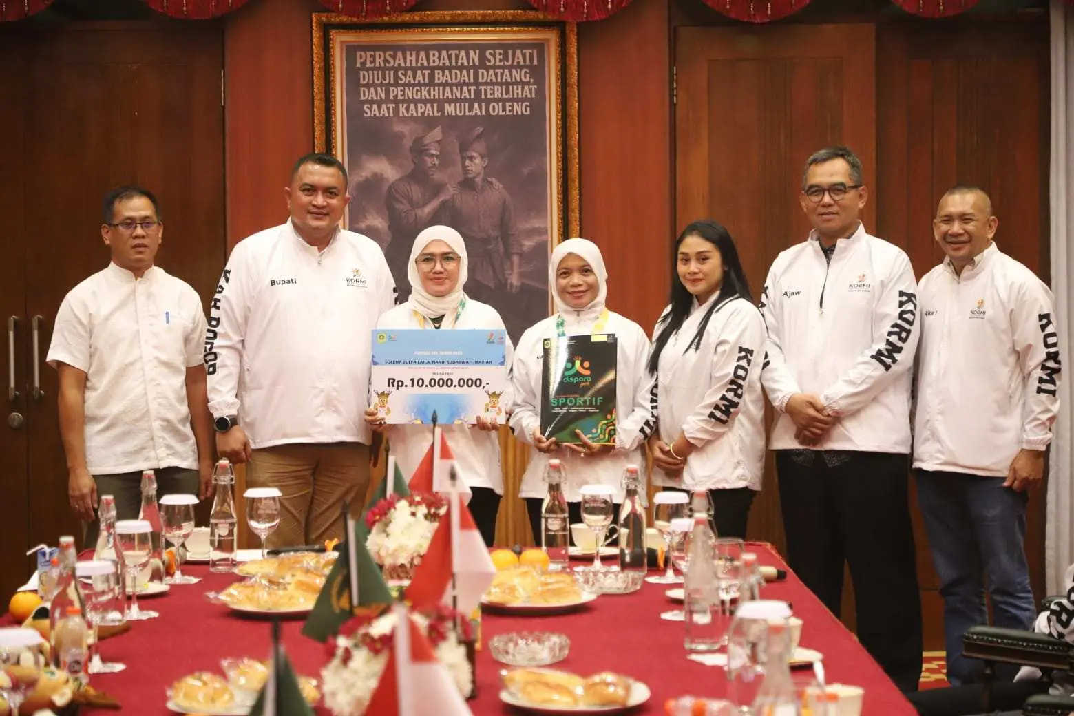 Bupati Bogor Apresiasi Keberhasilan Atlet KORMI Raih 18 Medali Emas di FORNAS Ke-VII NTB Tahun 2025