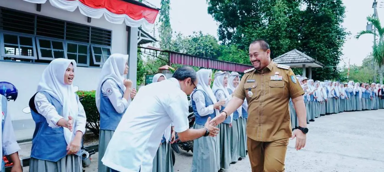 Dukung Peningkatan Kualitas Pendidikan Bupati Batu Bara Hadiri Launching Program Kelas Unggulan Yayasan Mitra Inalum