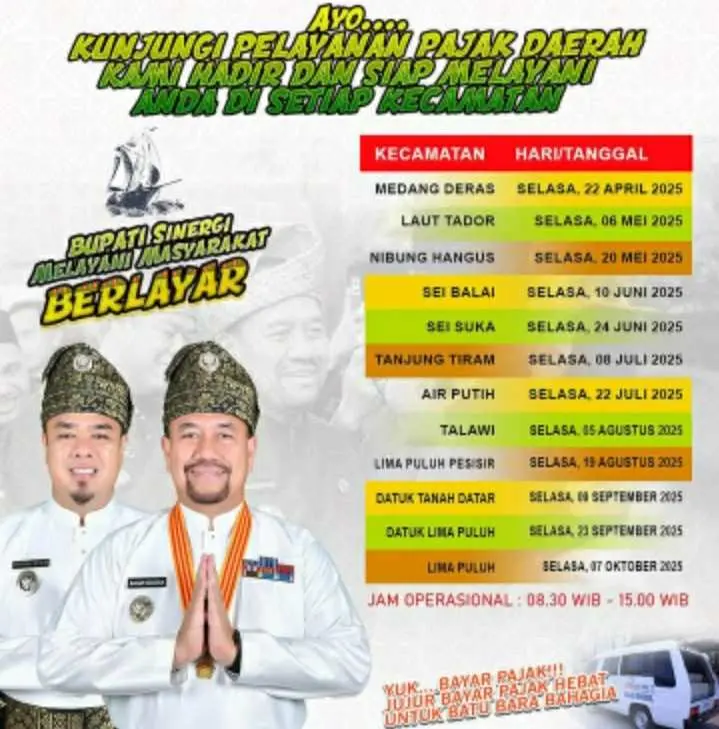 Bapenda Siap Kunjungi Kecamatan Talawi Dalam Program Berlayar 