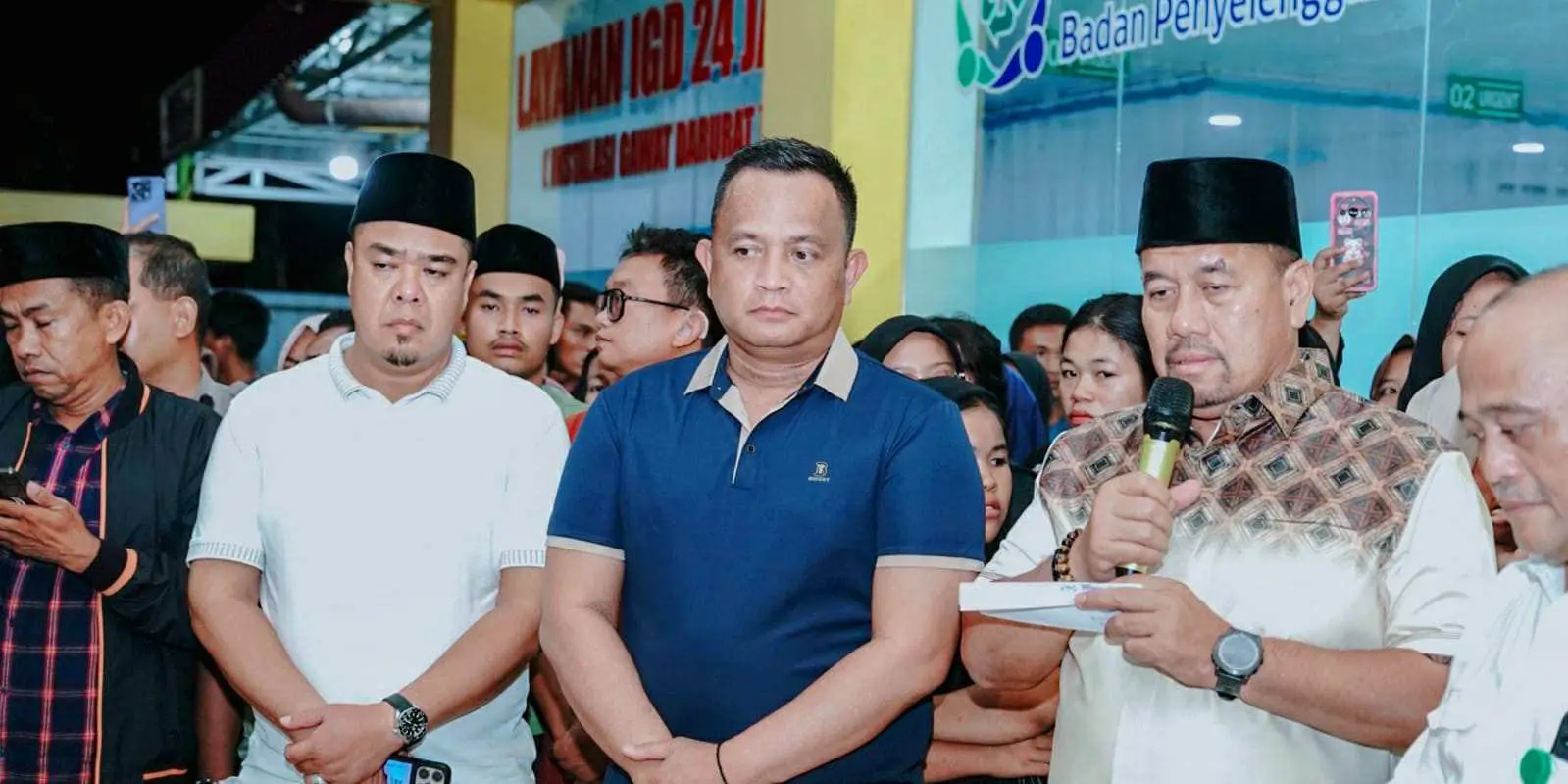 Bupati dan Wabup Batu Bara Lepas Pemulangan Mahasiswa KKN Yang Meninggal Dunia