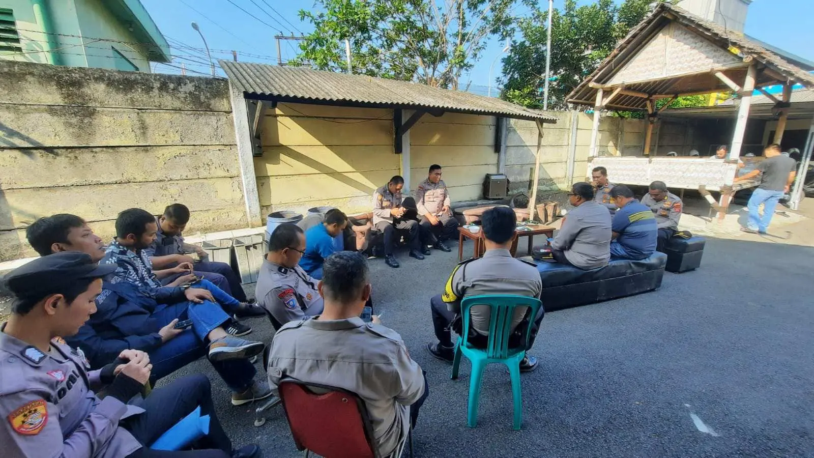 Kompol Uba Subroto Pimpin Apel di Polsek Cigudeg, Soroti Kamtibmas Jelang HUT RI