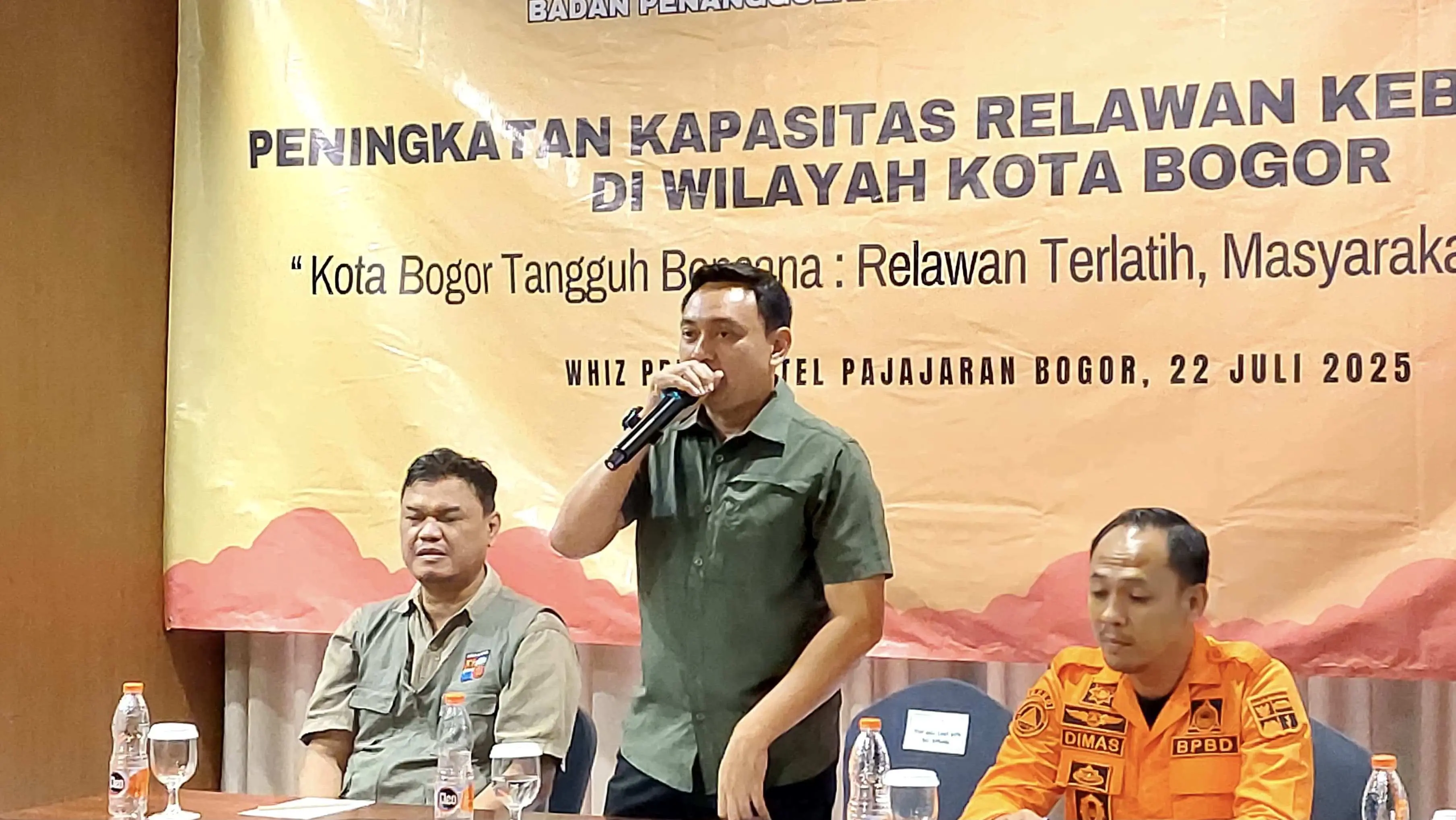 BPBD Kota Bogor Tingkatkan Kapasitas Relawan Kebencanaan