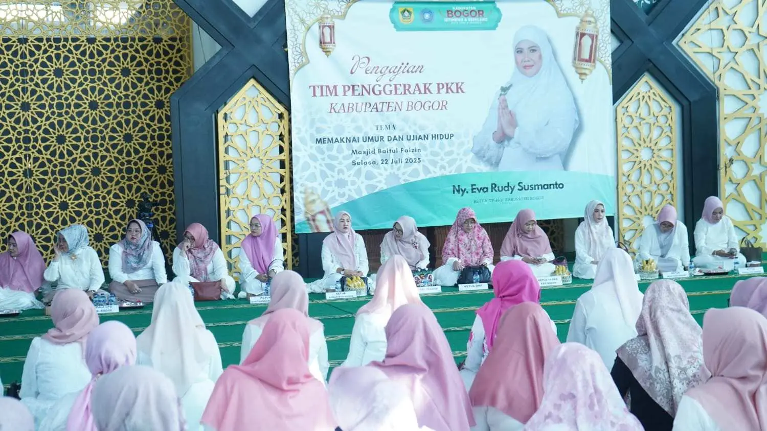 TP PKK Kabupaten Bogor Tingkatkan Wawasan Keagamaan Lewat Pengajian Bertema “Memaknai Umur dan Ujian Hidup”