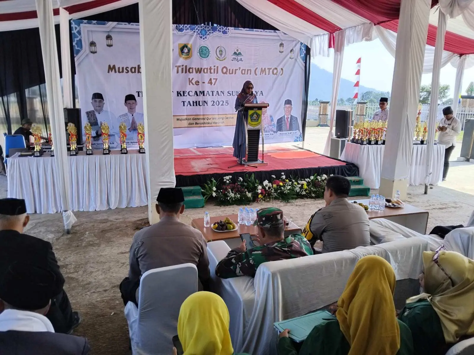 MTQ Ke -47 Tingkat Kecamatan Sukajaya Tahun 2025 Dibuka Dengan Meriah