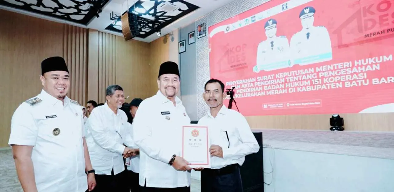 Bupati dan Wabup Batu Bara Ikuti Zoom Meeting Peluncuran 80.000 Koperasi Merah Putih