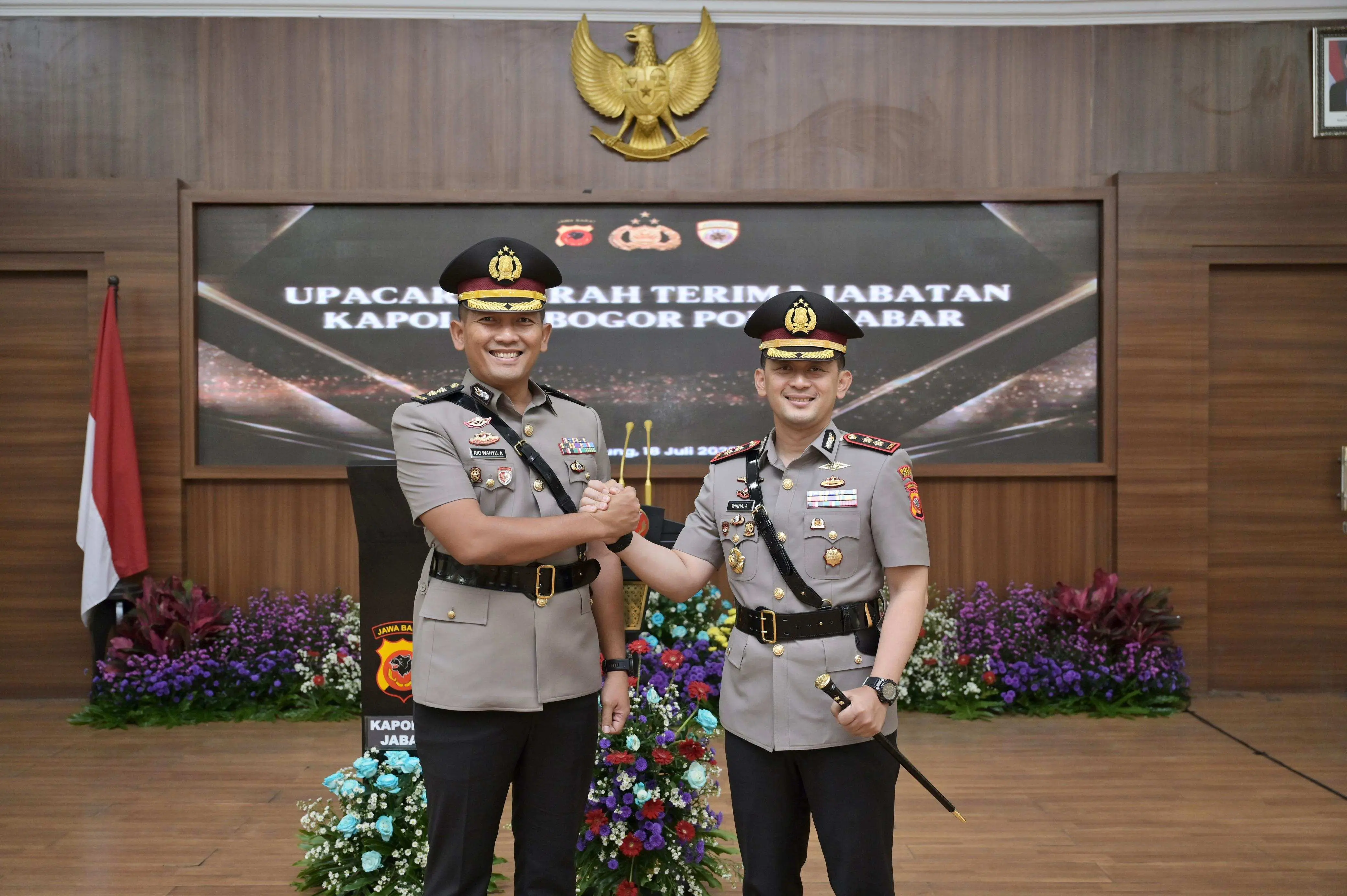 Ketua PWI Kabupaten Bogor Ucapkan Selamat Sertijab Kapolres: Semangat Patriotisme Harus Terus Menyala