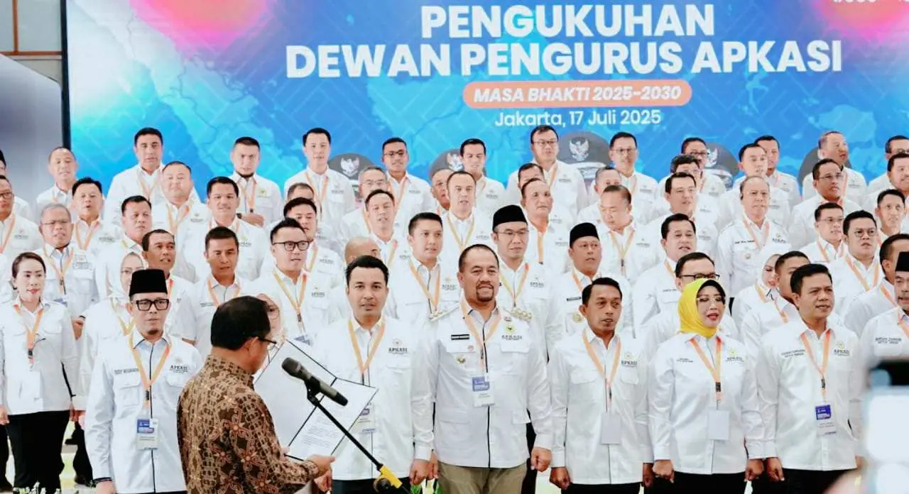 Bupati Batu Bara Dilantik Sebagai Wakil Ketua Umum Koordinator Bidang Politik Keamanan oleh Mendagri