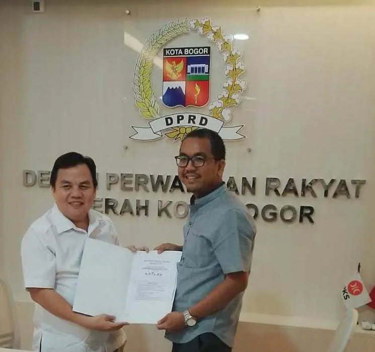 Ketua DPRD Kota Bogor Adityawarman Terima Kunjungan Pegiat Koperasi