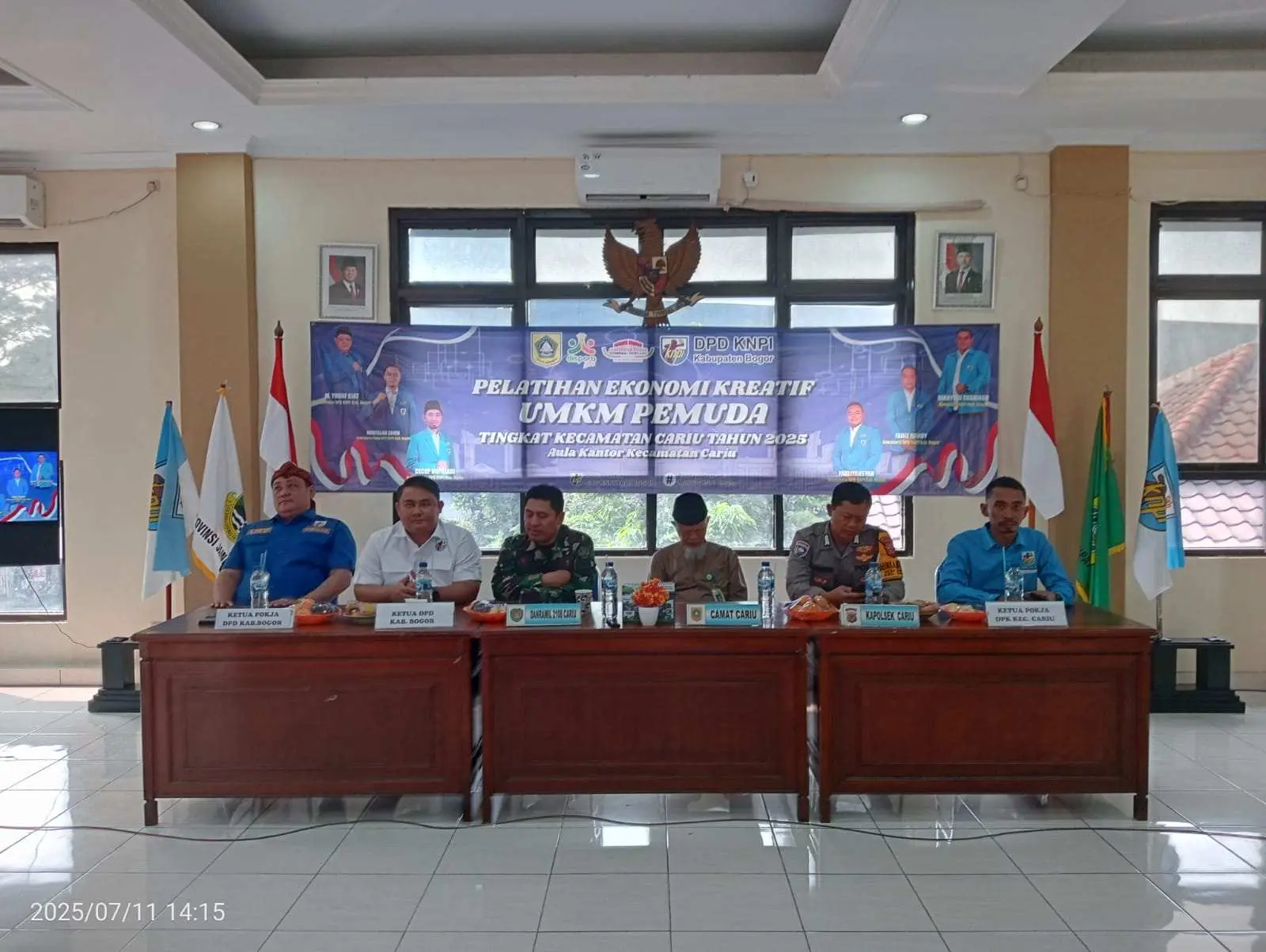 DPK-KNPI Kecamatan Cariu Adakan Pelatihan Ekonomi Kréatif UMKM Pemuda